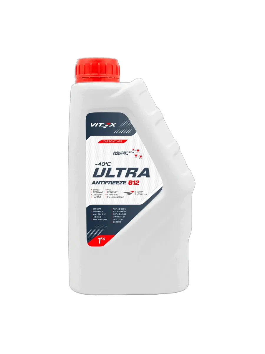Антифриз (40&deg;C) VITEX Ultra G12 красный 1 кг
