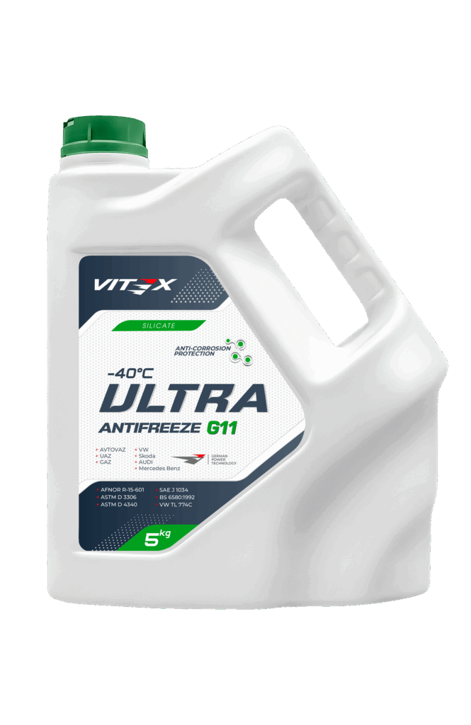 Антифриз (40&deg;C) VITEX Ultra G11 зеленый 5 кг
