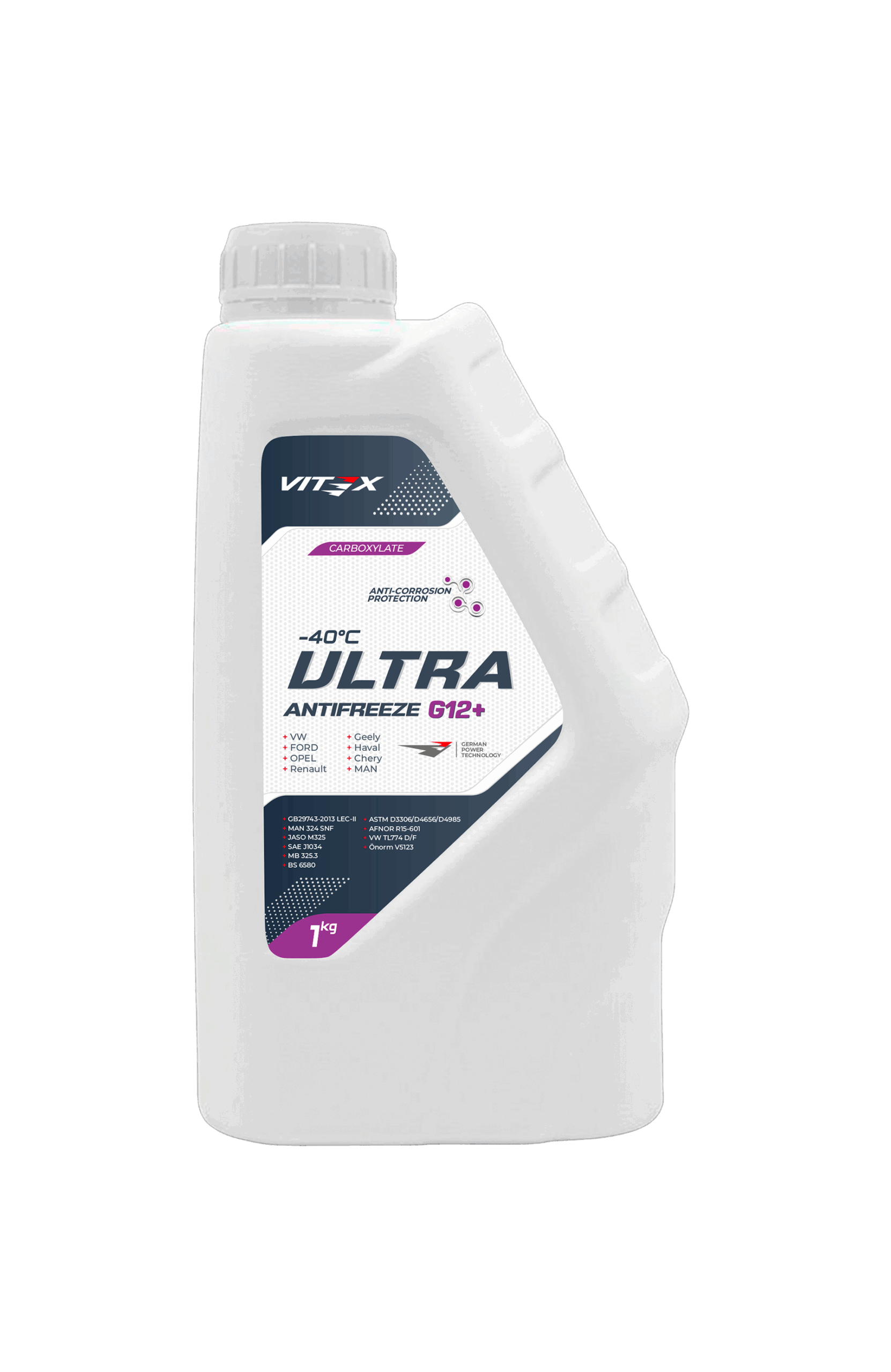 Антифриз (40&deg;C) VITEX Ultra G12+ 1 кг