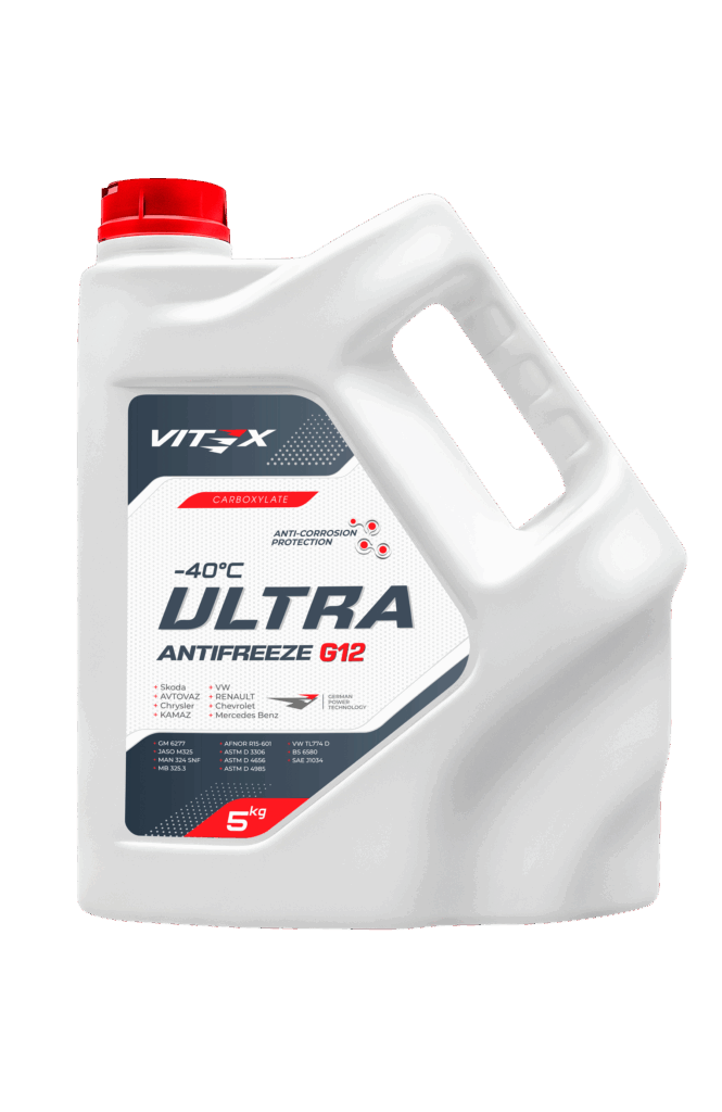 Антифриз (40&deg;C) VITEX Ultra G12 красный 5 кг