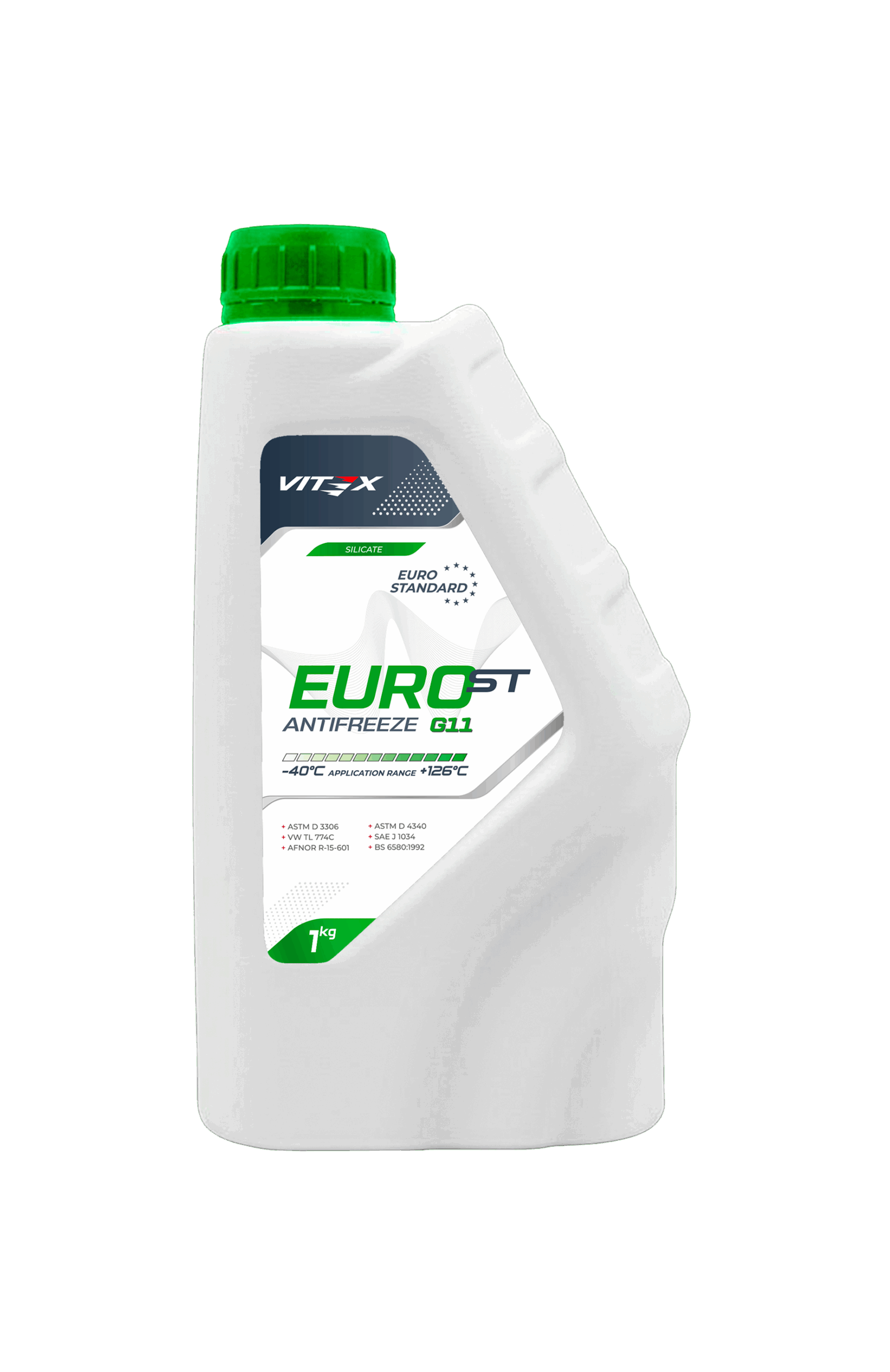 Антифриз VITEX G11 EURO ST Standard зеленый 1 кг