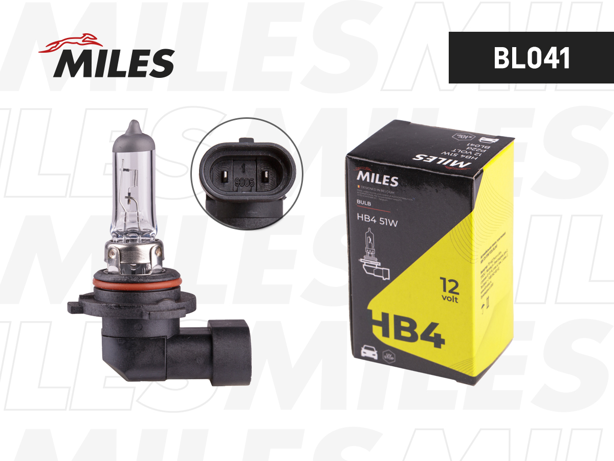 Лампа HB4 12V 51W P22d MILES BL041