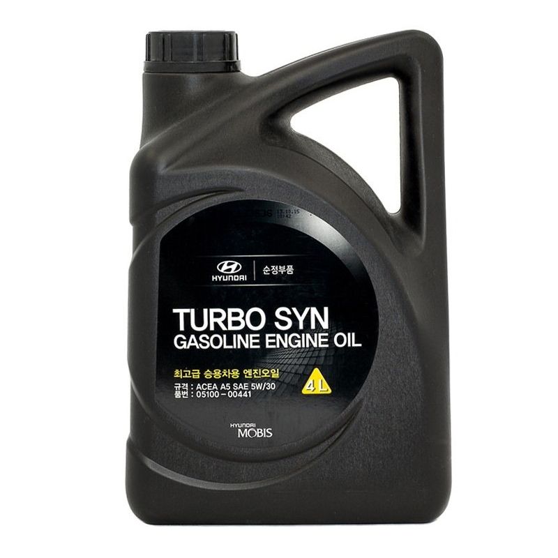 Масло моторное синтетическое HYUNDAI/KIA 5W-30 TURBO SYN GASOLINE CF-4 SM 4 л