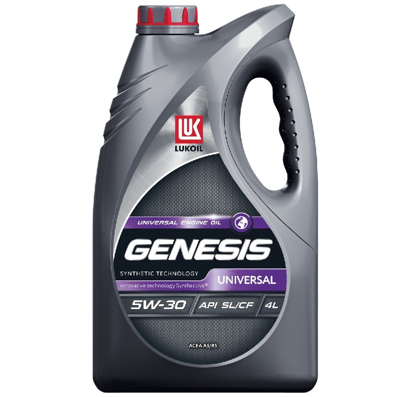 Масло моторное синтетическое LUKOIL GENESIS UNIVERSAL 5W-30 4 л