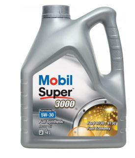 Масло моторное синтетическое MOBIL Super 3000 X1 Formula FE 5W-30 4 л