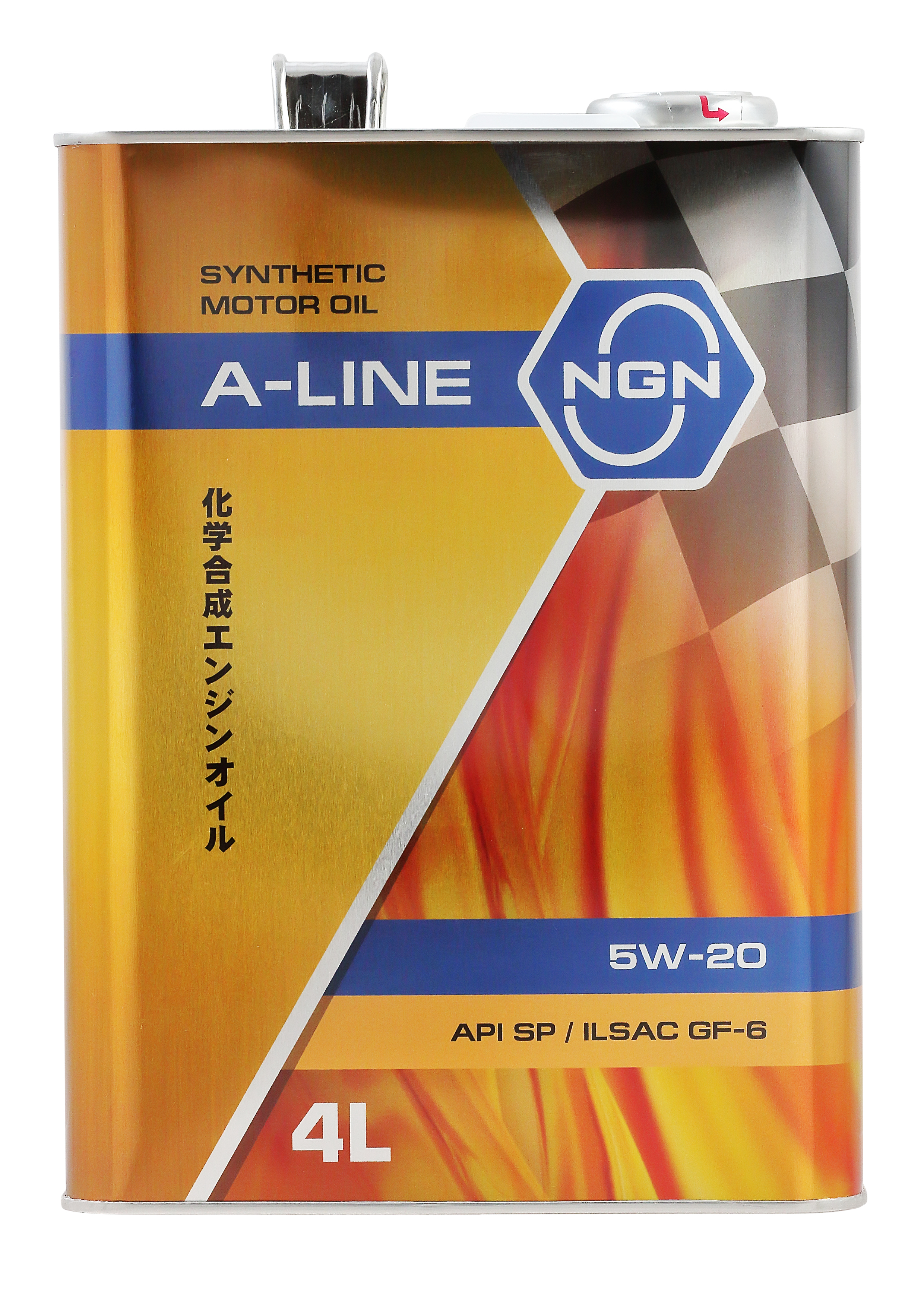 Масло моторное синтетическое NGN A-Line 5W-20 SP/ILSAC GF-6 4 л