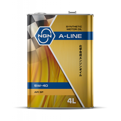 Масло моторное синтетическое NGN A-Line 5W-40 SP 4 л