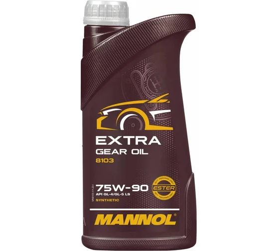 Масло трансмиссионное синтетическое MANNOL EXTRA GETRIEBEOEL 75W90 GL-4/5 1 л