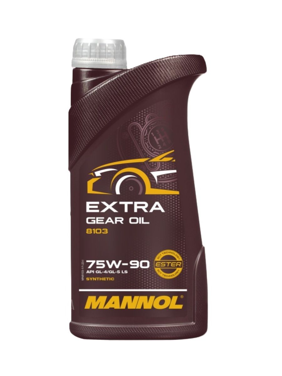 Масло трансмиссионное синтетическое MANNOL EXTRA GETRIEBEOEL 75W90 GL-4/5 1 л