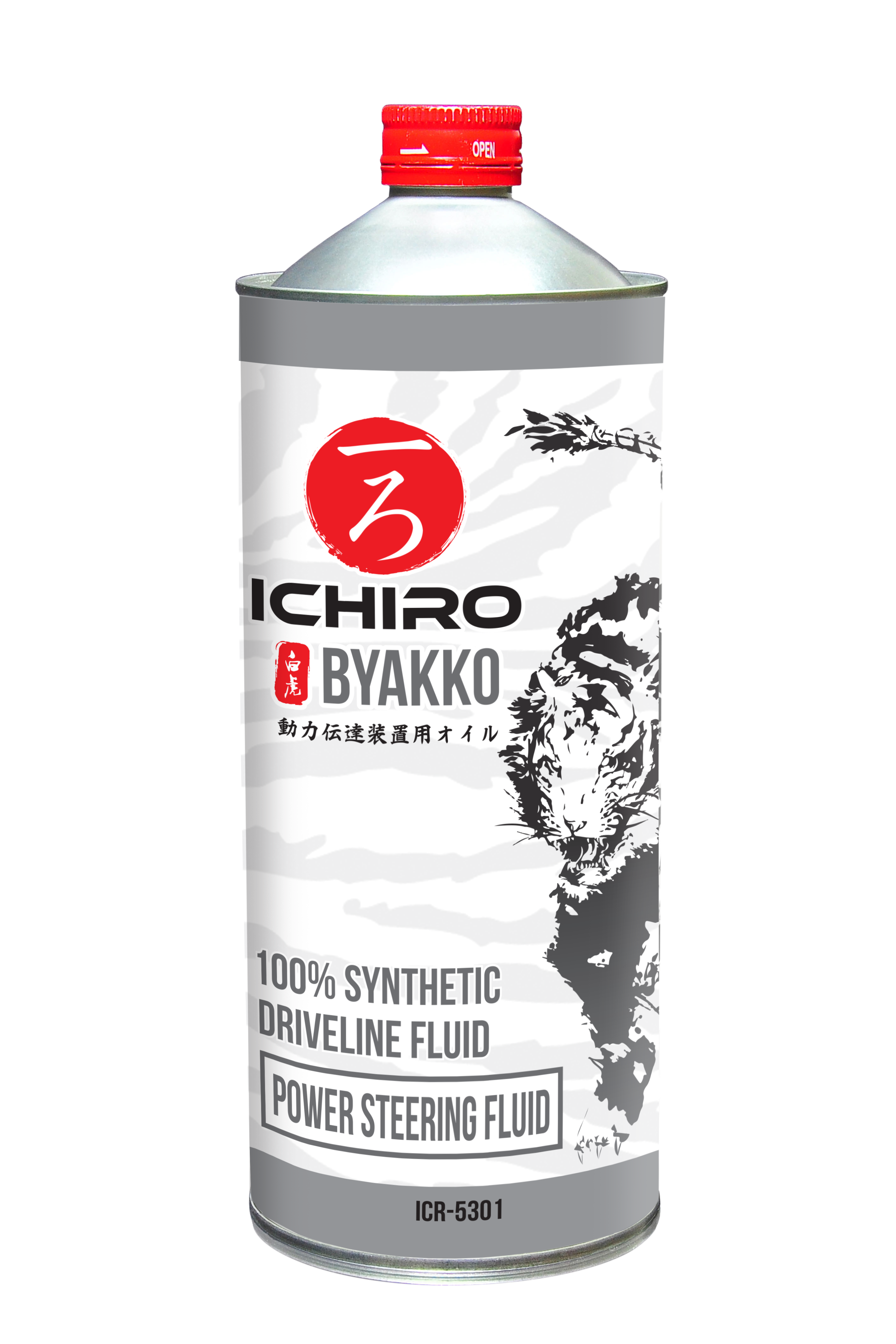 Жидкость гидроусилителя руля ICHIRO POWER STEERING FLUID BYAKKO (янтарная) 1 л