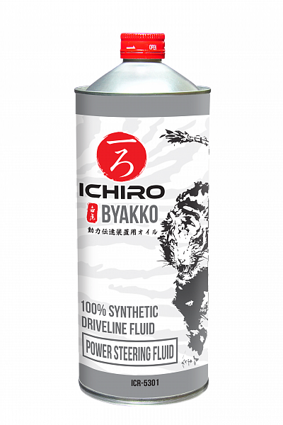 Жидкость гидроусилителя руля ICHIRO POWER STEERING FLUID BYAKKO (янтарная) 1 л